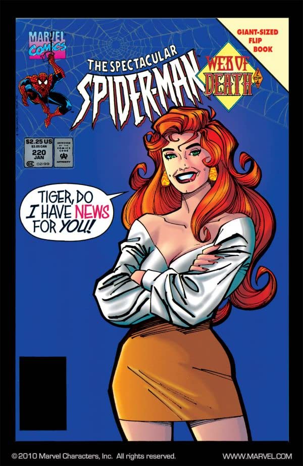 The Spectacular Spider-Man #220 cover