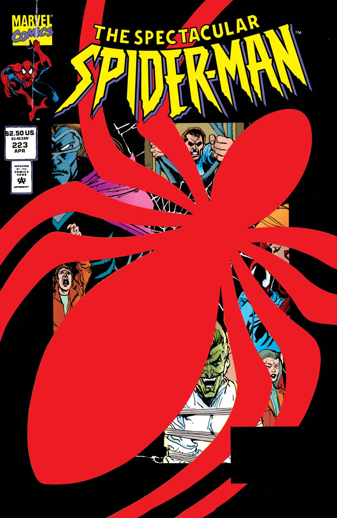 The Spectacular Spider-Man #223 cover