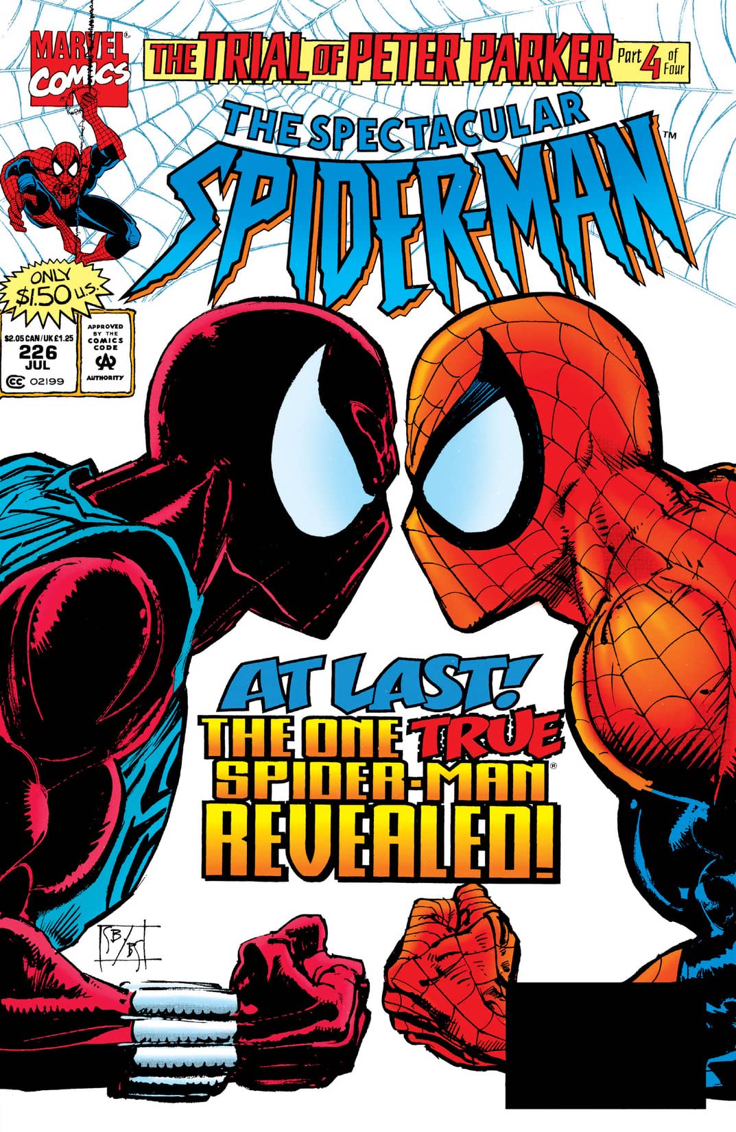 The Spectacular Spider-Man #226 cover