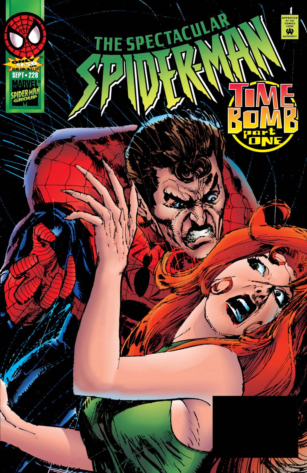 The Spectacular Spider-Man #228 cover