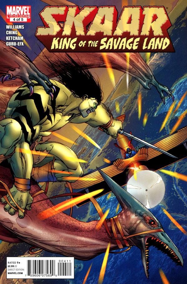 Skaar: King of the Savage Land #4 cover