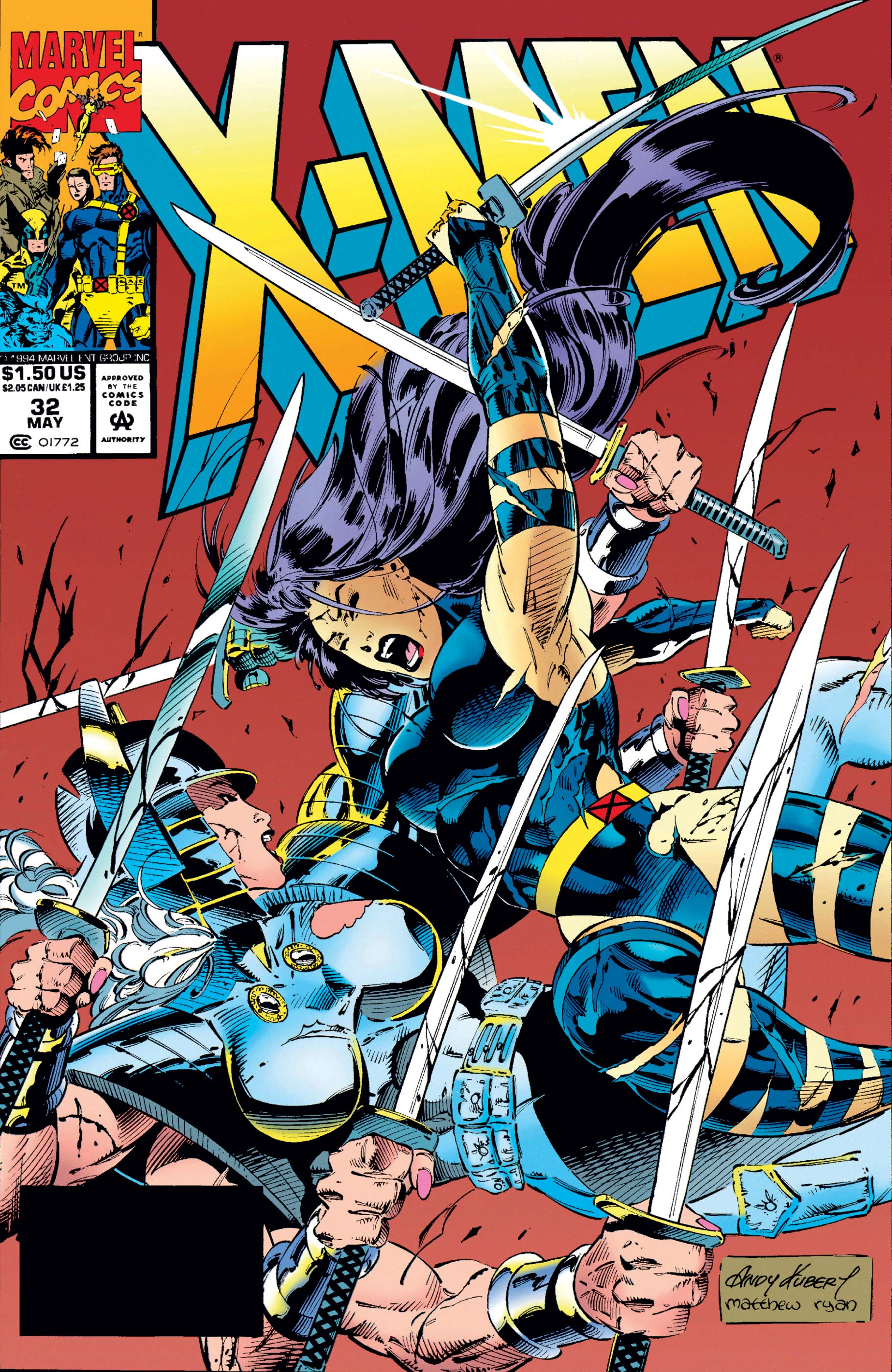 X-Men #32 cover