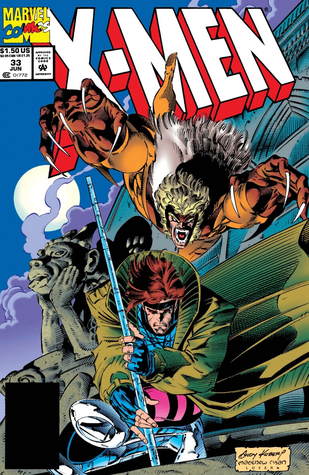 X-Men #33 cover
