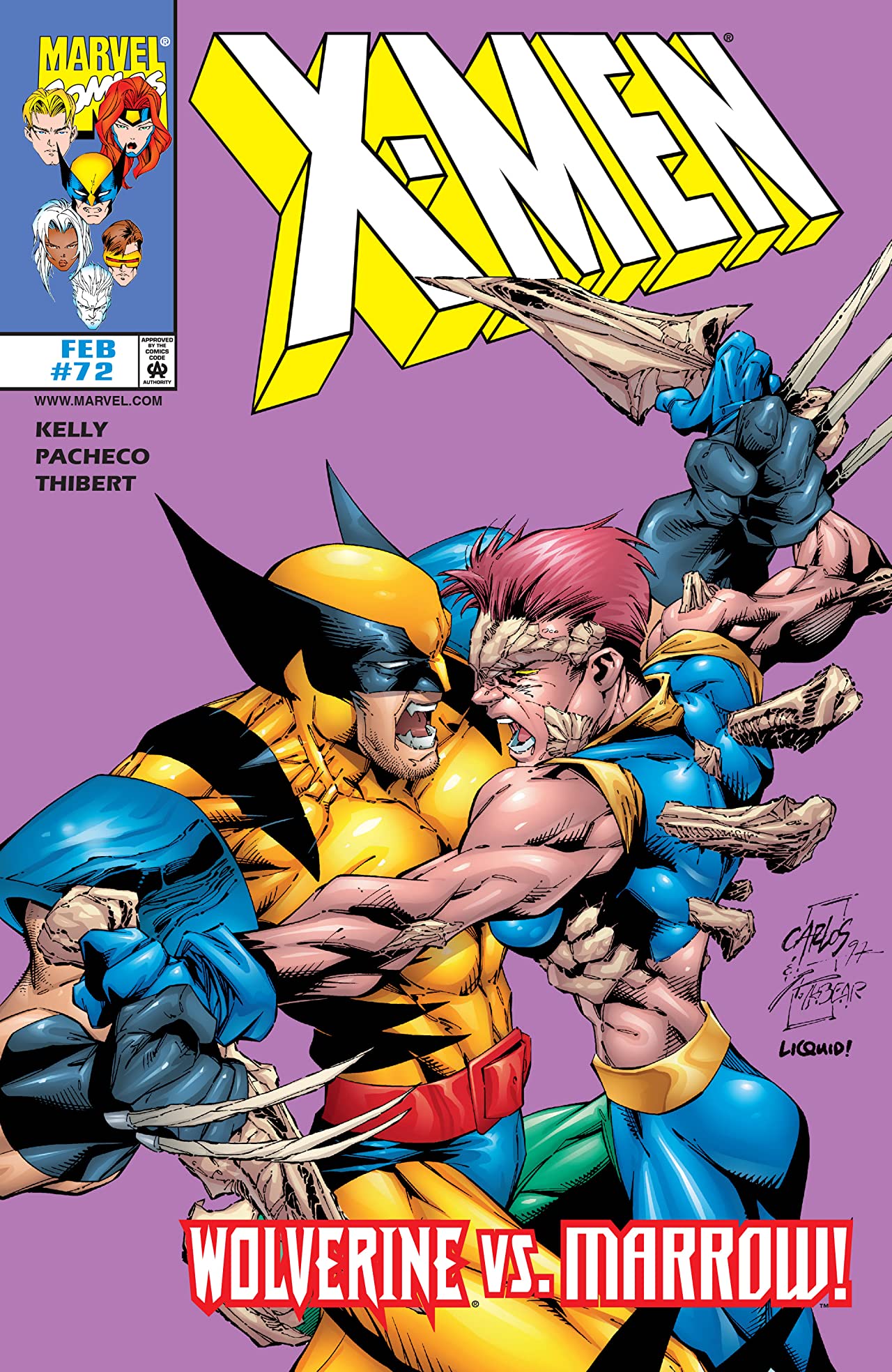X-Men #72 cover