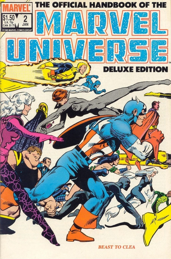 The Official Handbook of the Marvel Universe #2