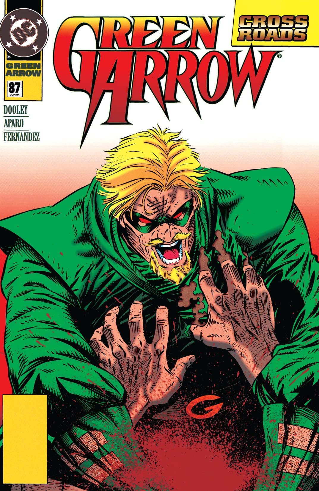 Green Arrow #87 cover