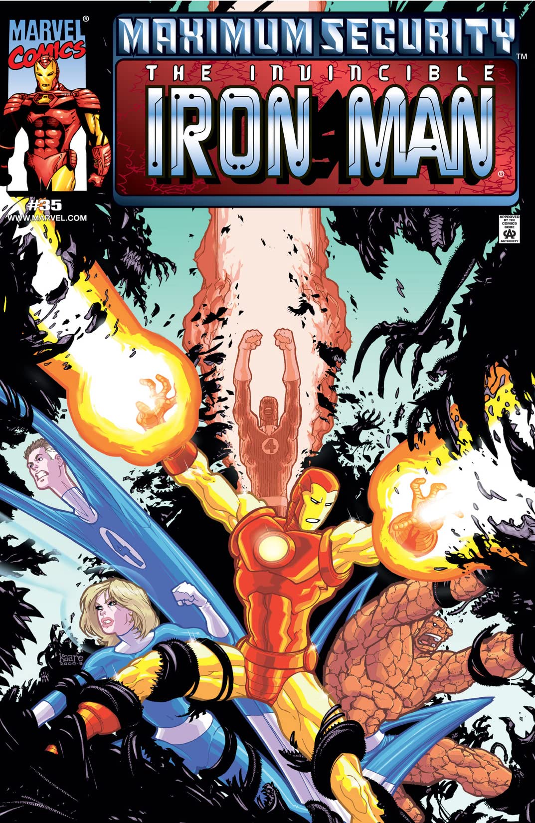 Iron Man #35 cover