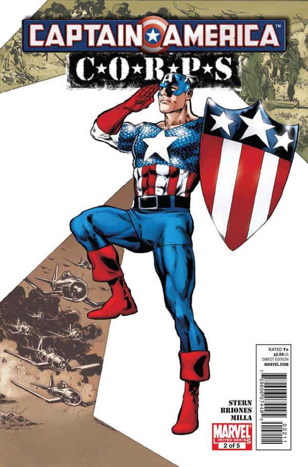 Captain America Corps #2 cover