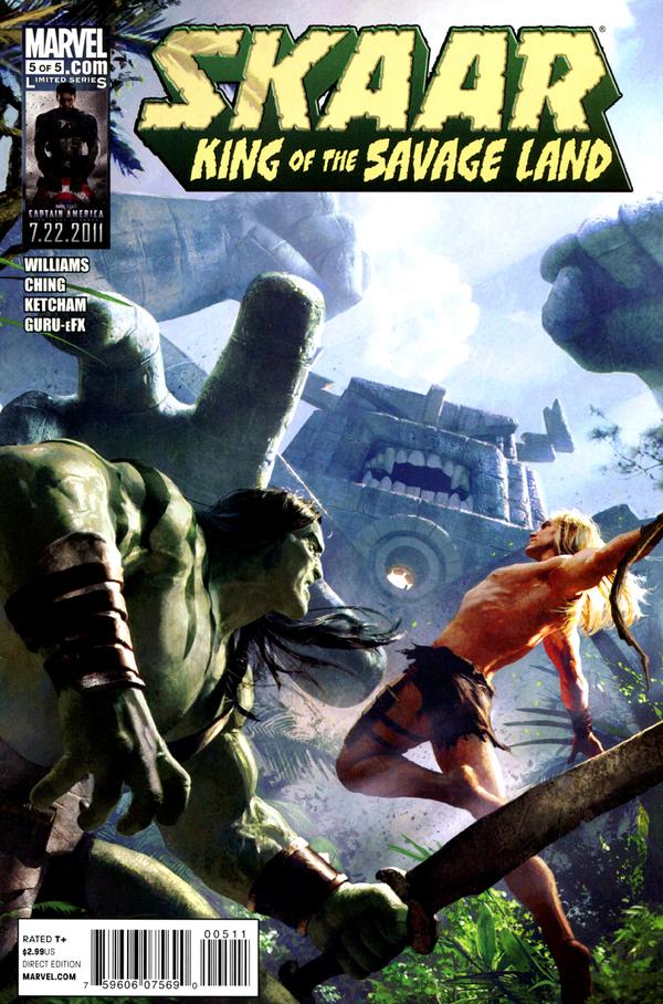 Skaar: King of the Savage Land #5 cover