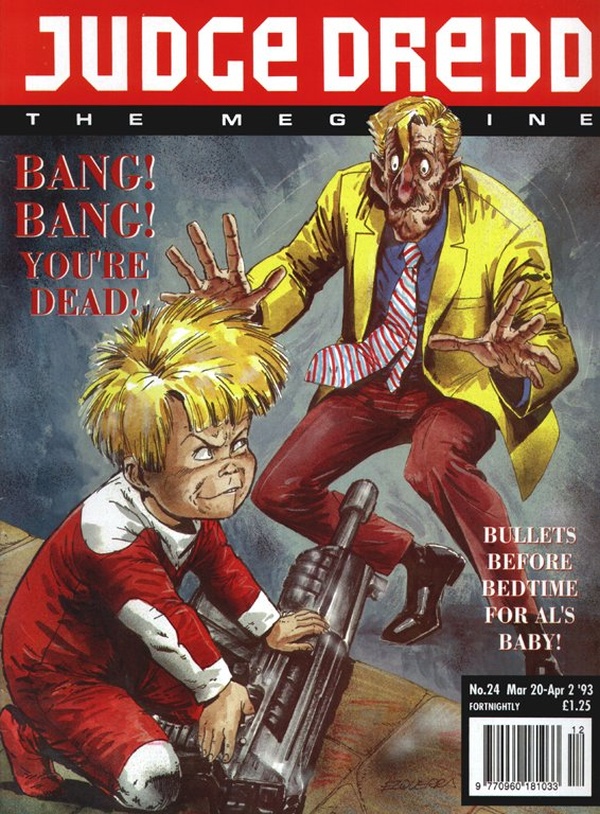 Judge Dredd the Megazine #24 cover