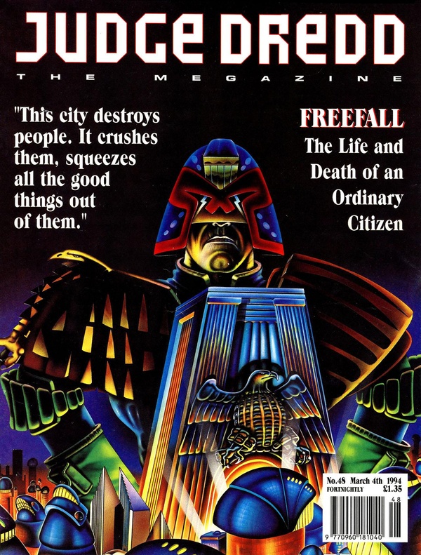 Judge Dredd the Megazine #48 cover