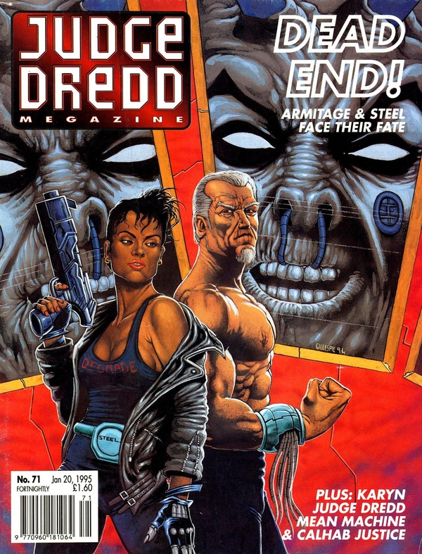 Judge Dredd the Megazine #71 cover