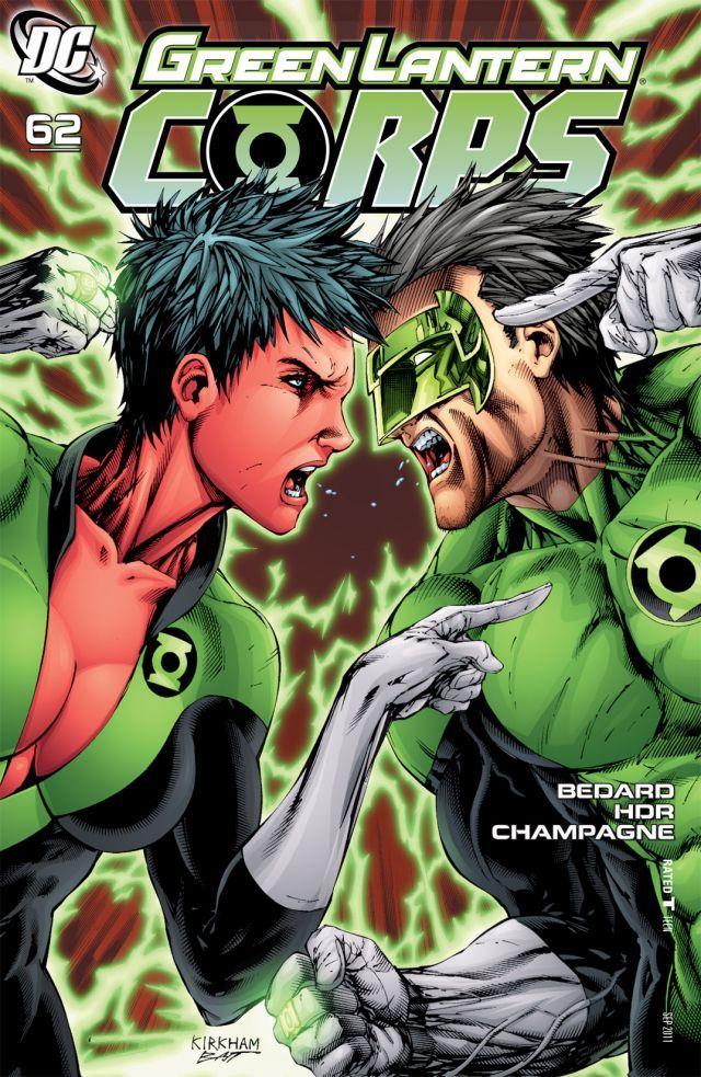 Green Lantern Corps #62 cover