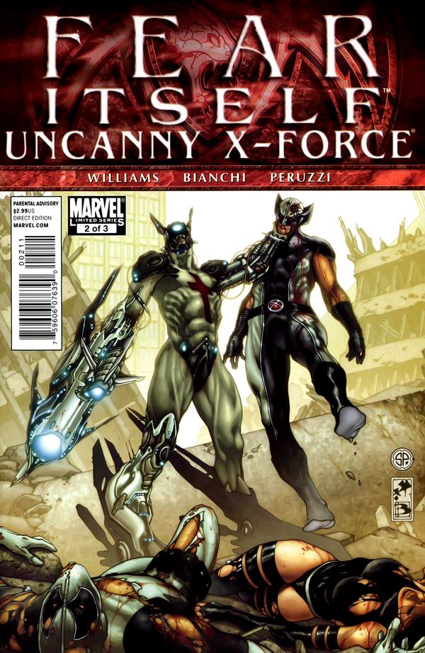 Fear Itself: Uncanny X-Force #2 cover