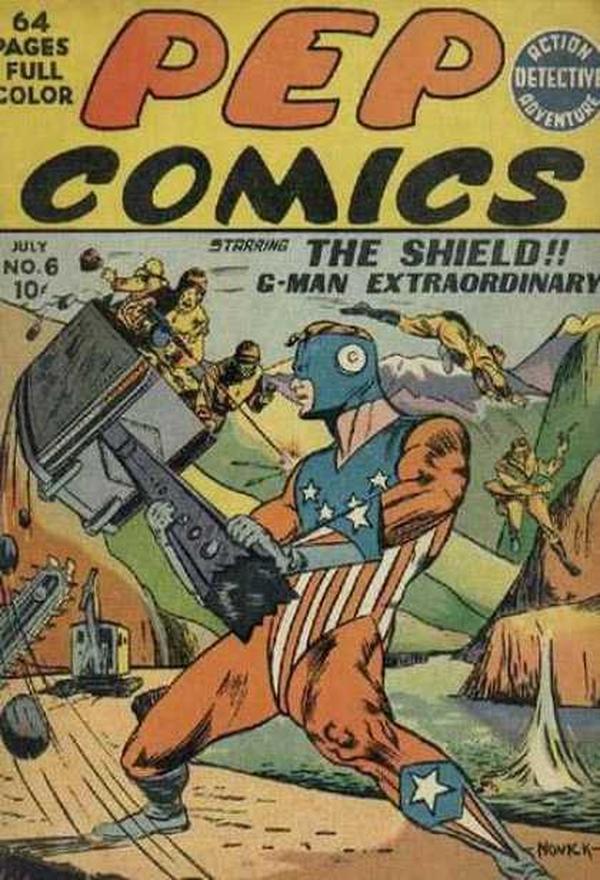 Pep Comics #6 cover