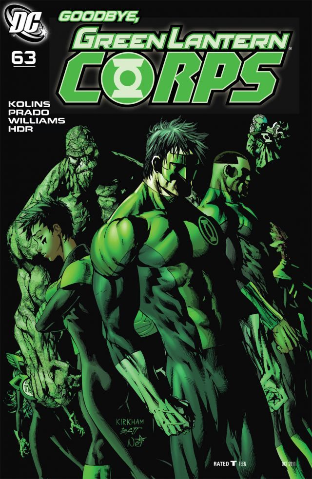 Green Lantern Corps #63 cover