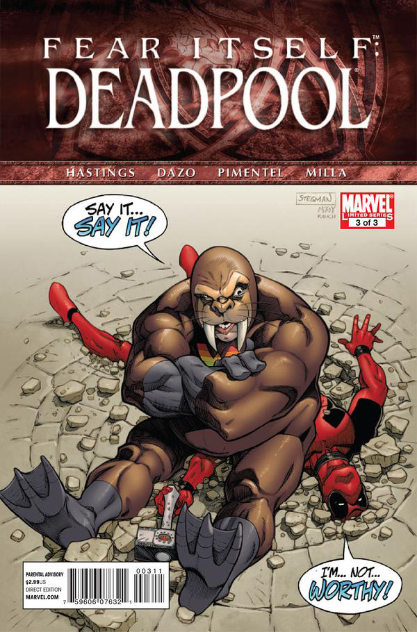 Fear Itself: Deadpool #3 cover