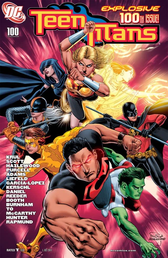 Teen Titans #100 cover