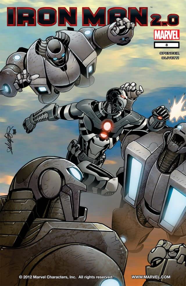 Iron Man 2.0 #8 cover