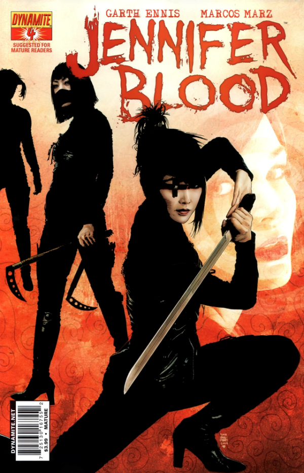 Jennifer Blood #4 cover