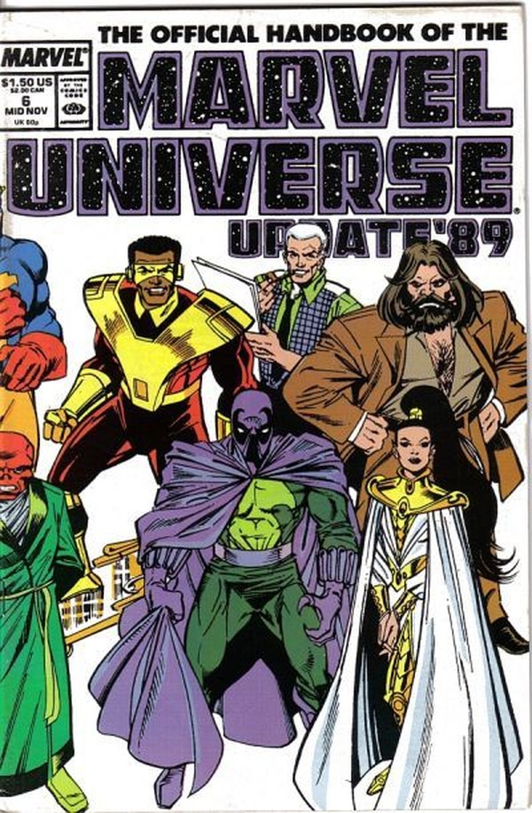 The Official Handbook of the Marvel Universe #6