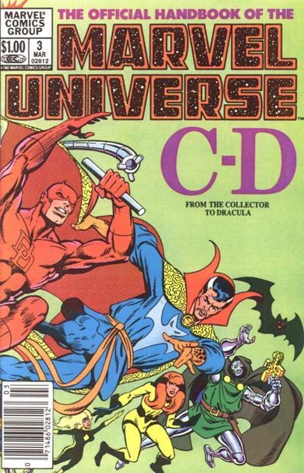 The Official Handbook of the Marvel Universe #3