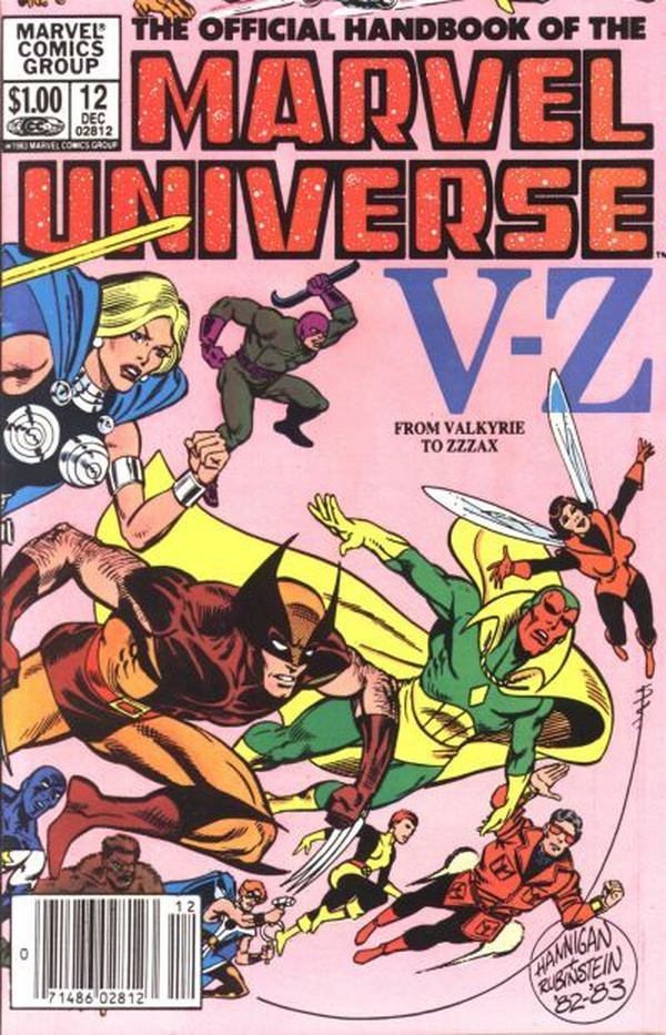 The Official Handbook of the Marvel Universe #12