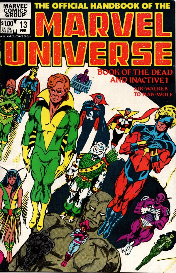 The Official Handbook of the Marvel Universe #13