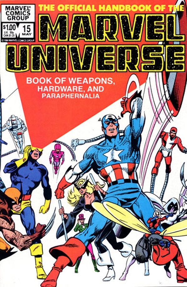 The Official Handbook of the Marvel Universe #15 cover