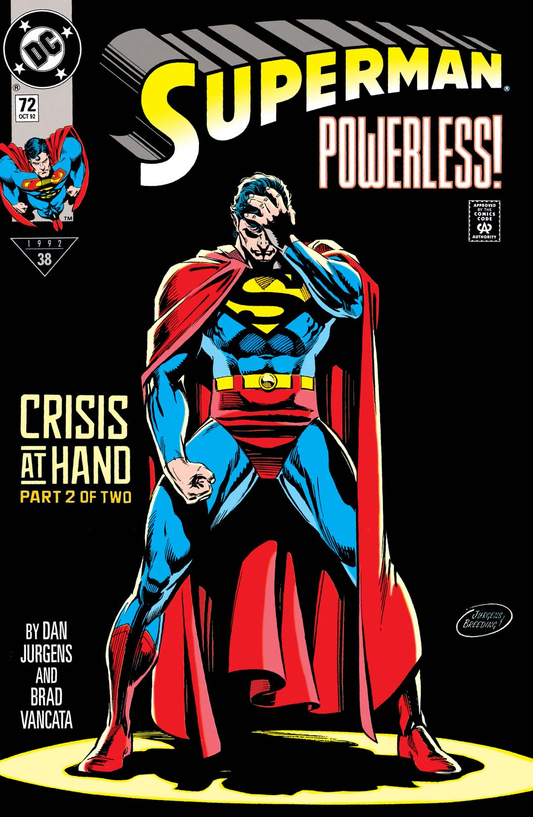 Superman #72 cover
