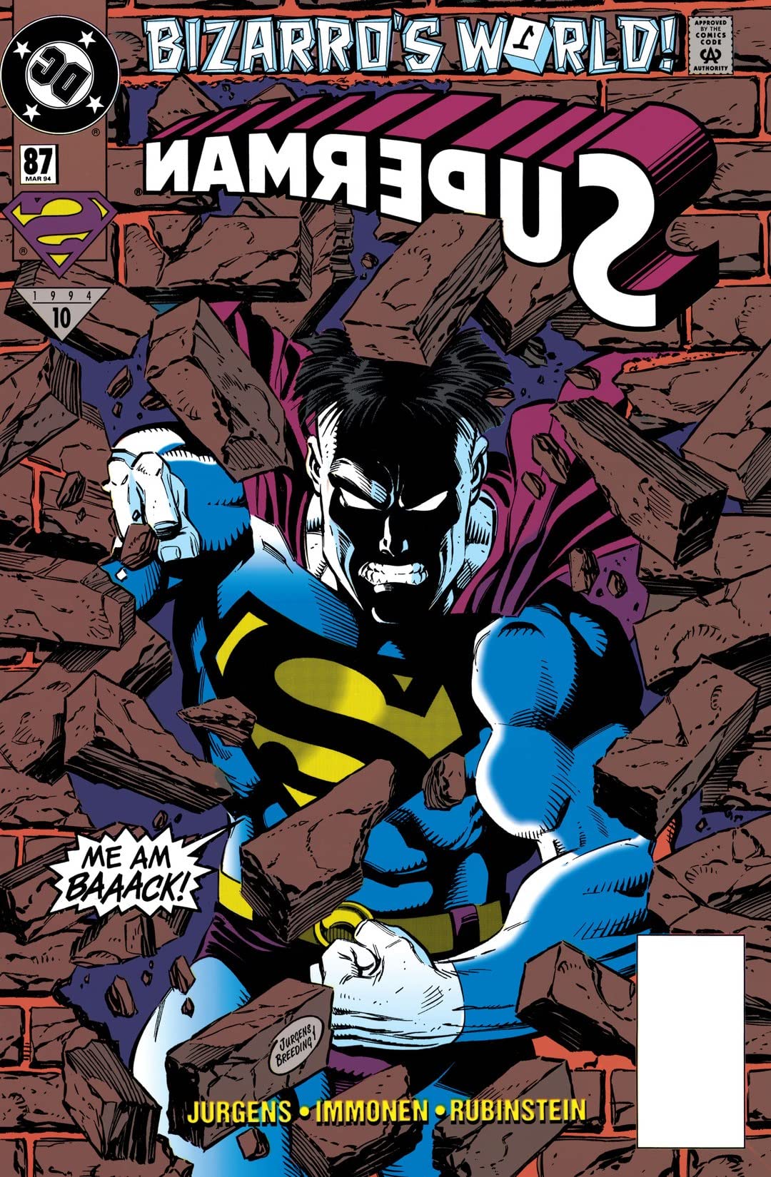 Superman #87 cover