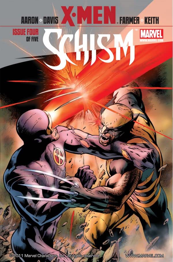 X-Men: Schism #4 cover