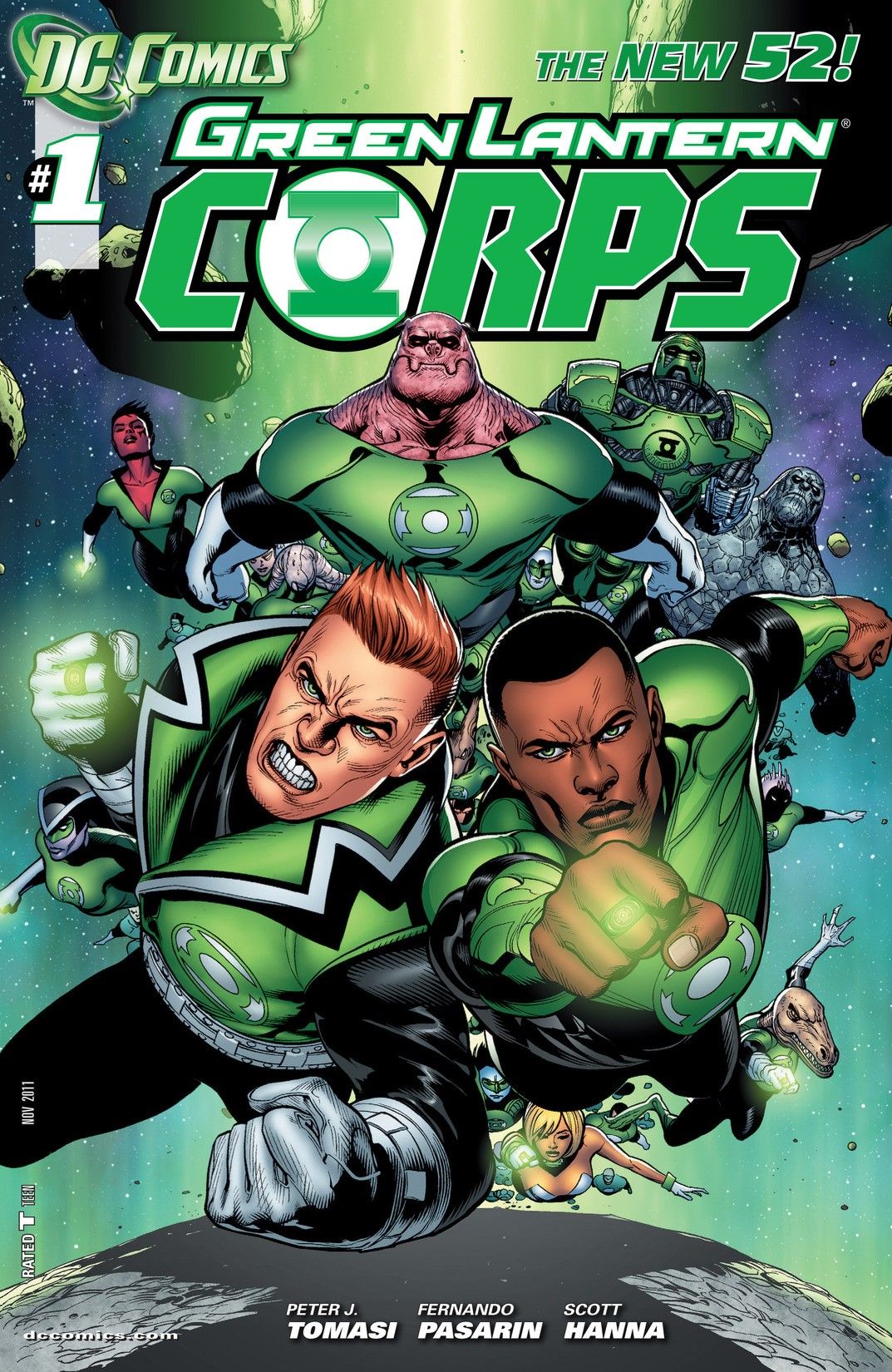 Green Lantern Corps #1 cover