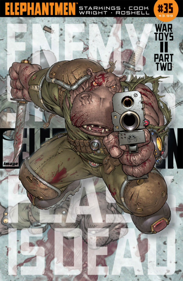 Elephantmen #35 cover