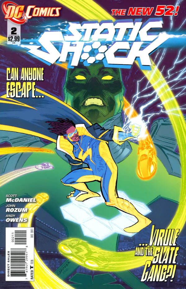 Static Shock #2 cover