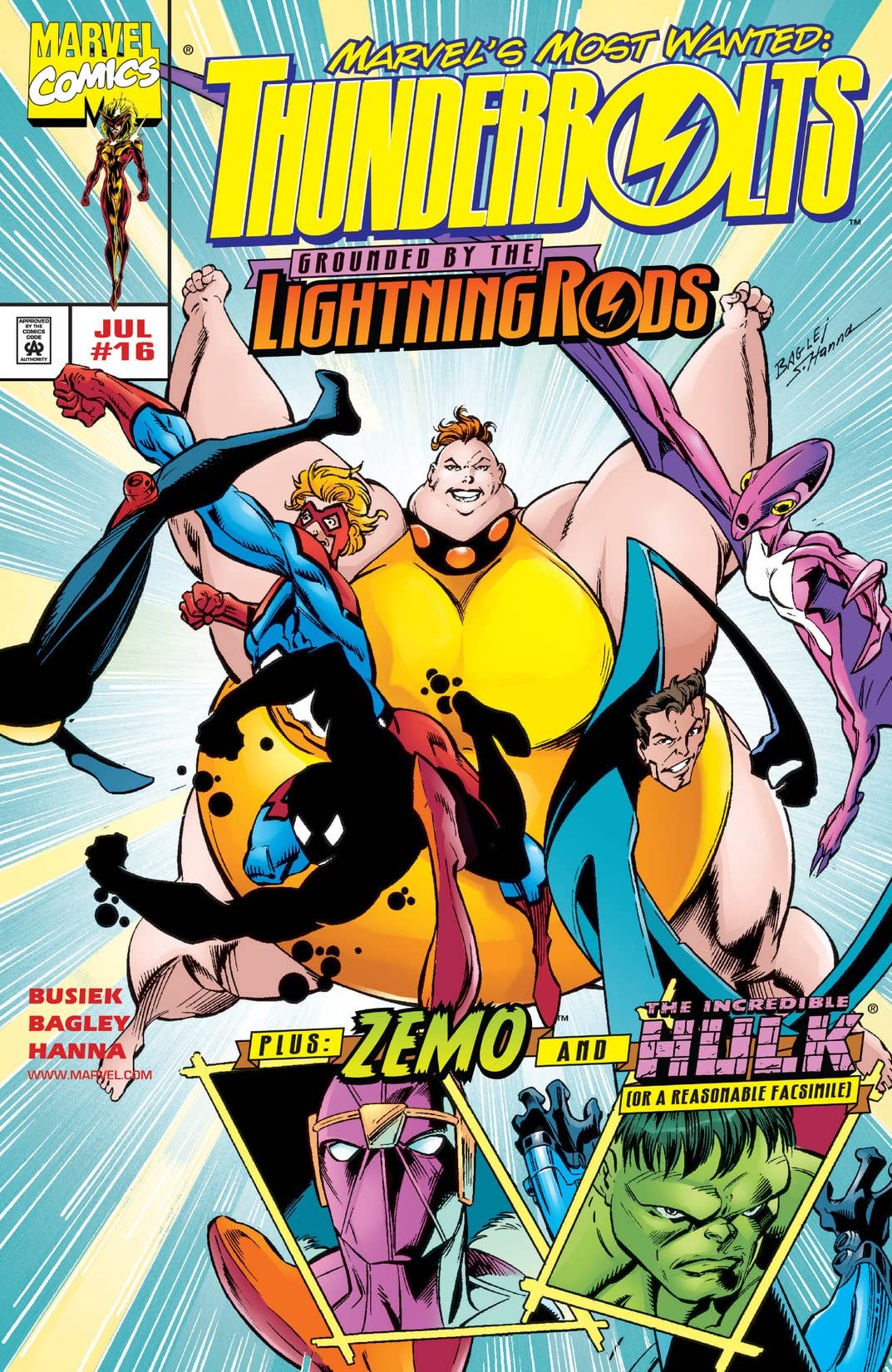 Thunderbolts #16 cover