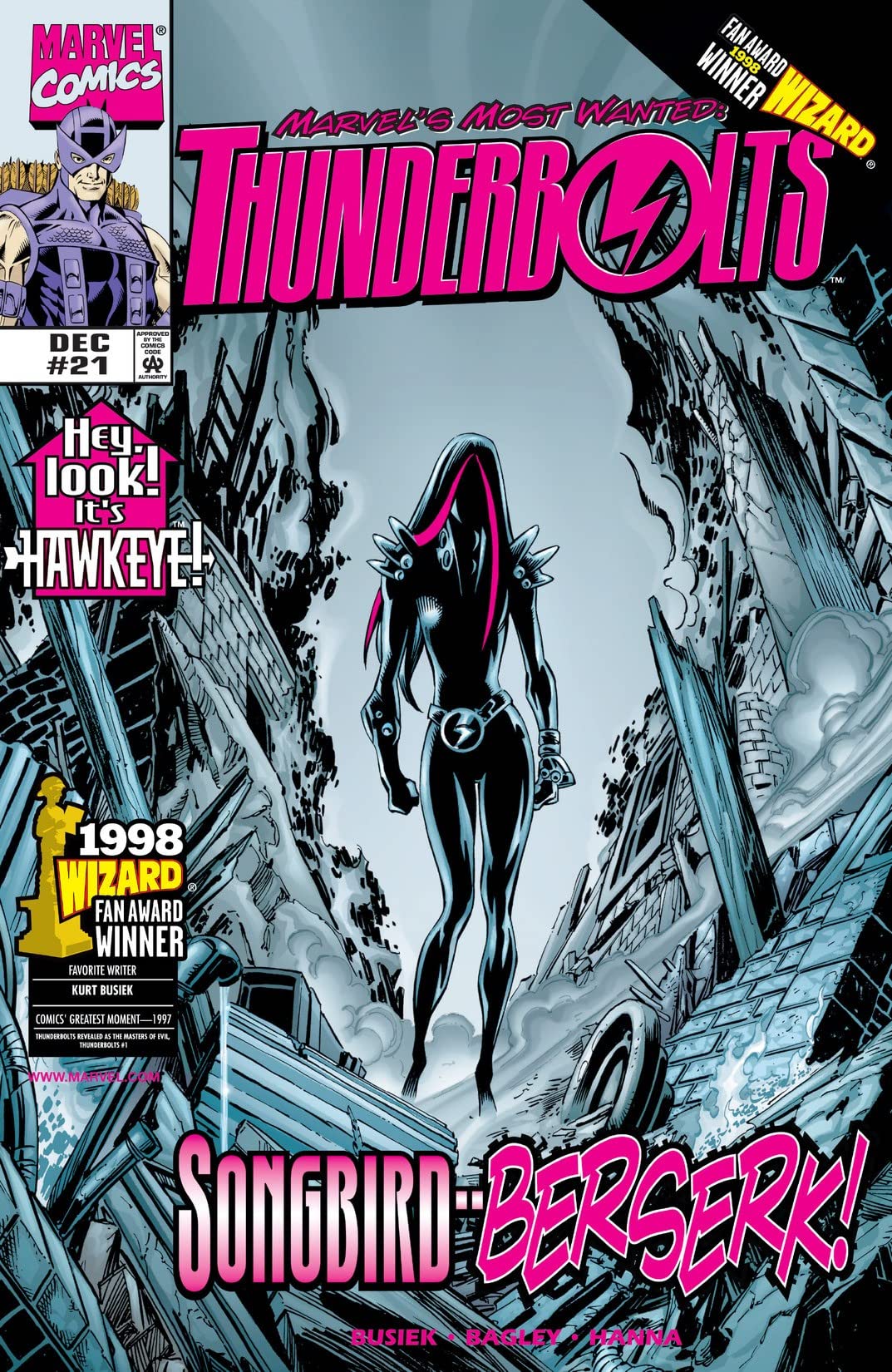 Thunderbolts #21 cover