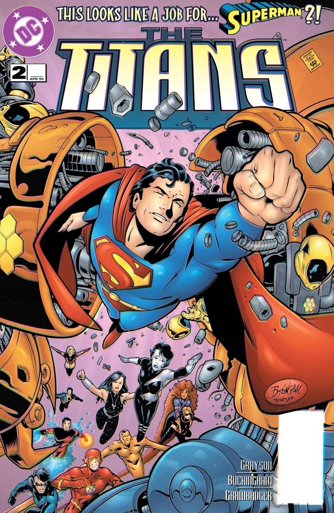 The Titans #2 cover