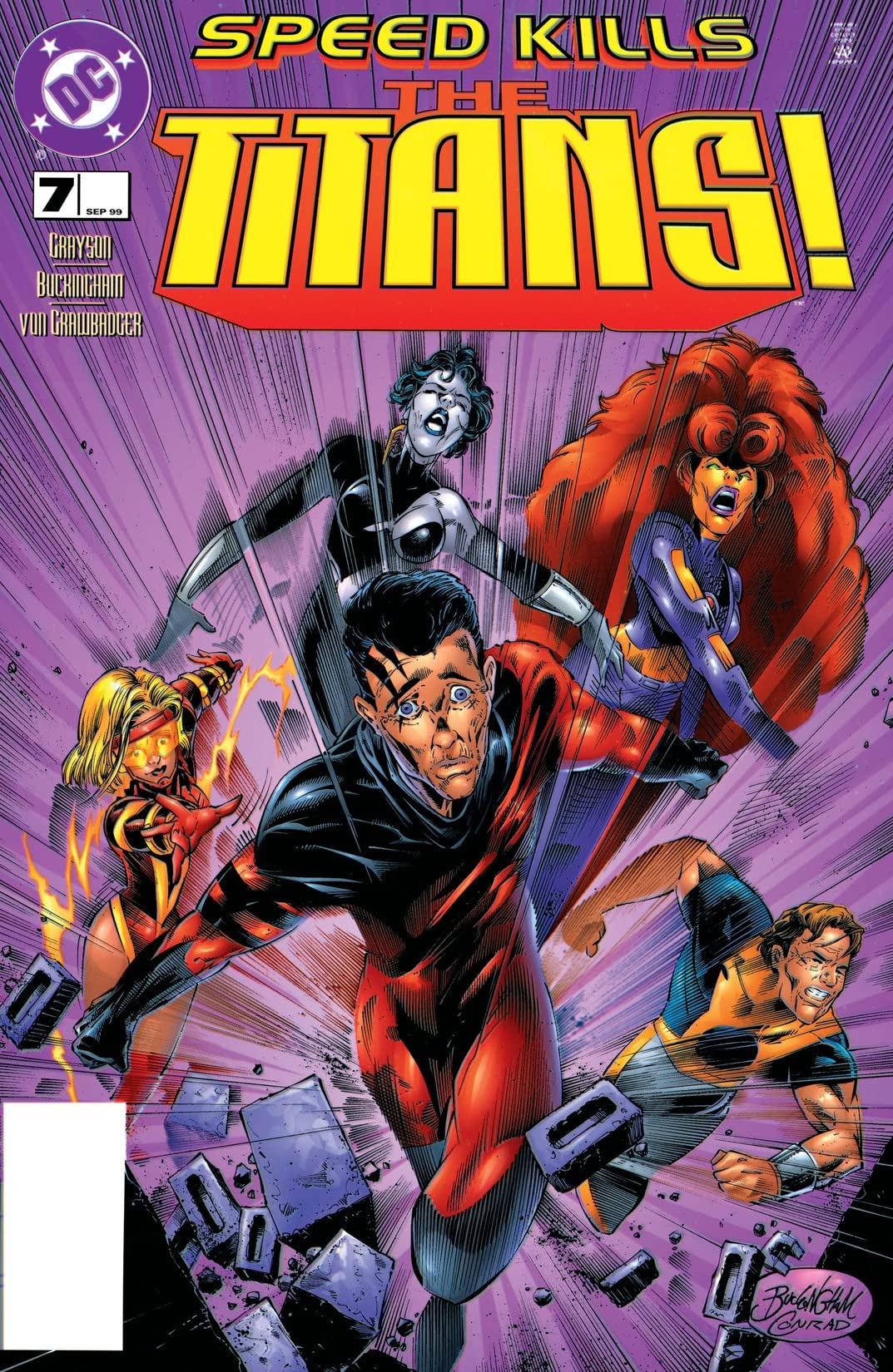 The Titans #7 cover