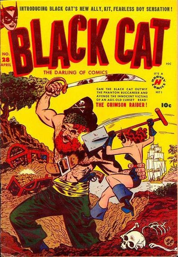 Black Cat Comics #28 cover