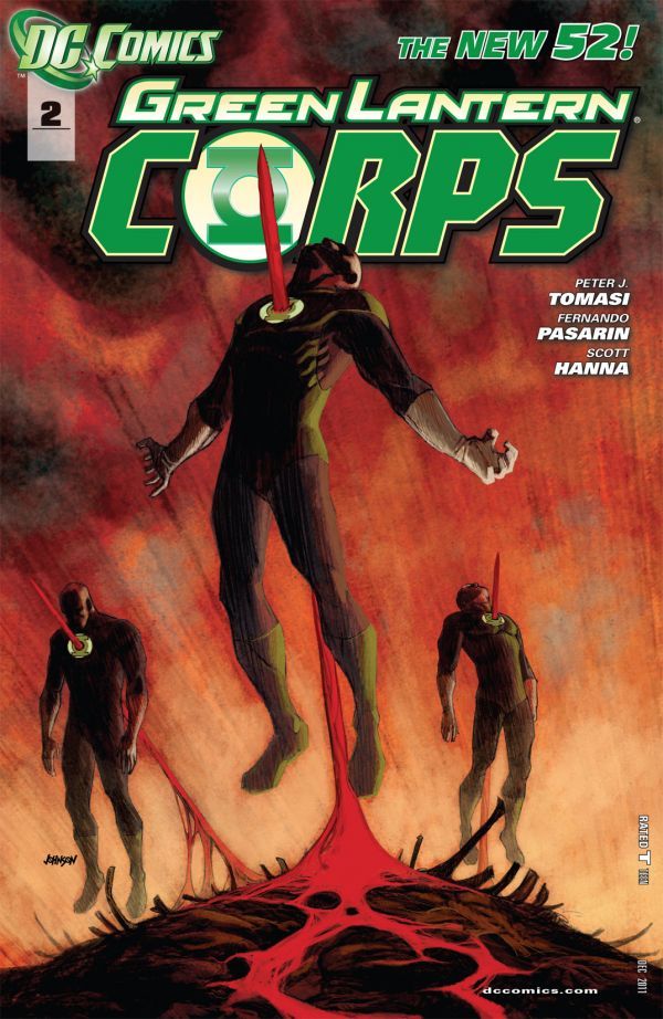 Green Lantern Corps #2 cover