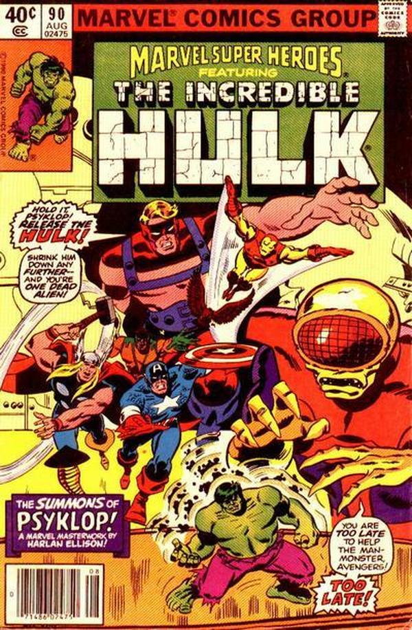 Marvel Super-Heroes #90 cover