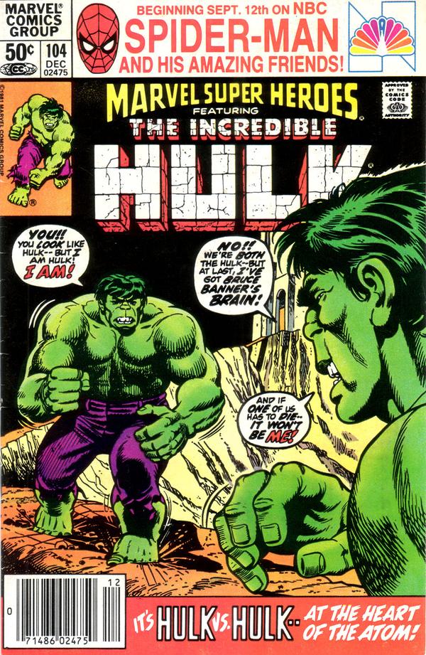 Marvel Super-Heroes #104 cover
