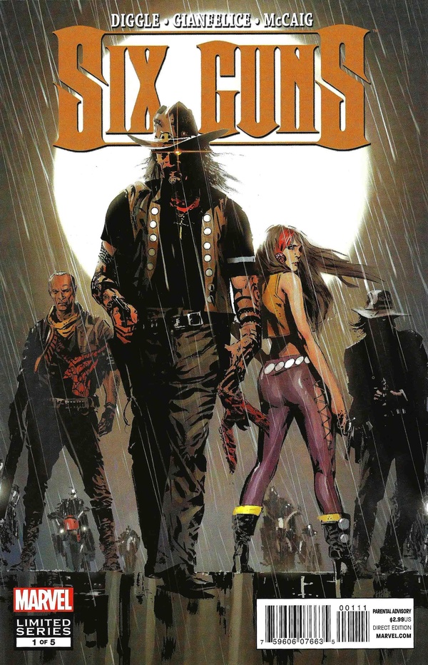 Six Guns #1 cover