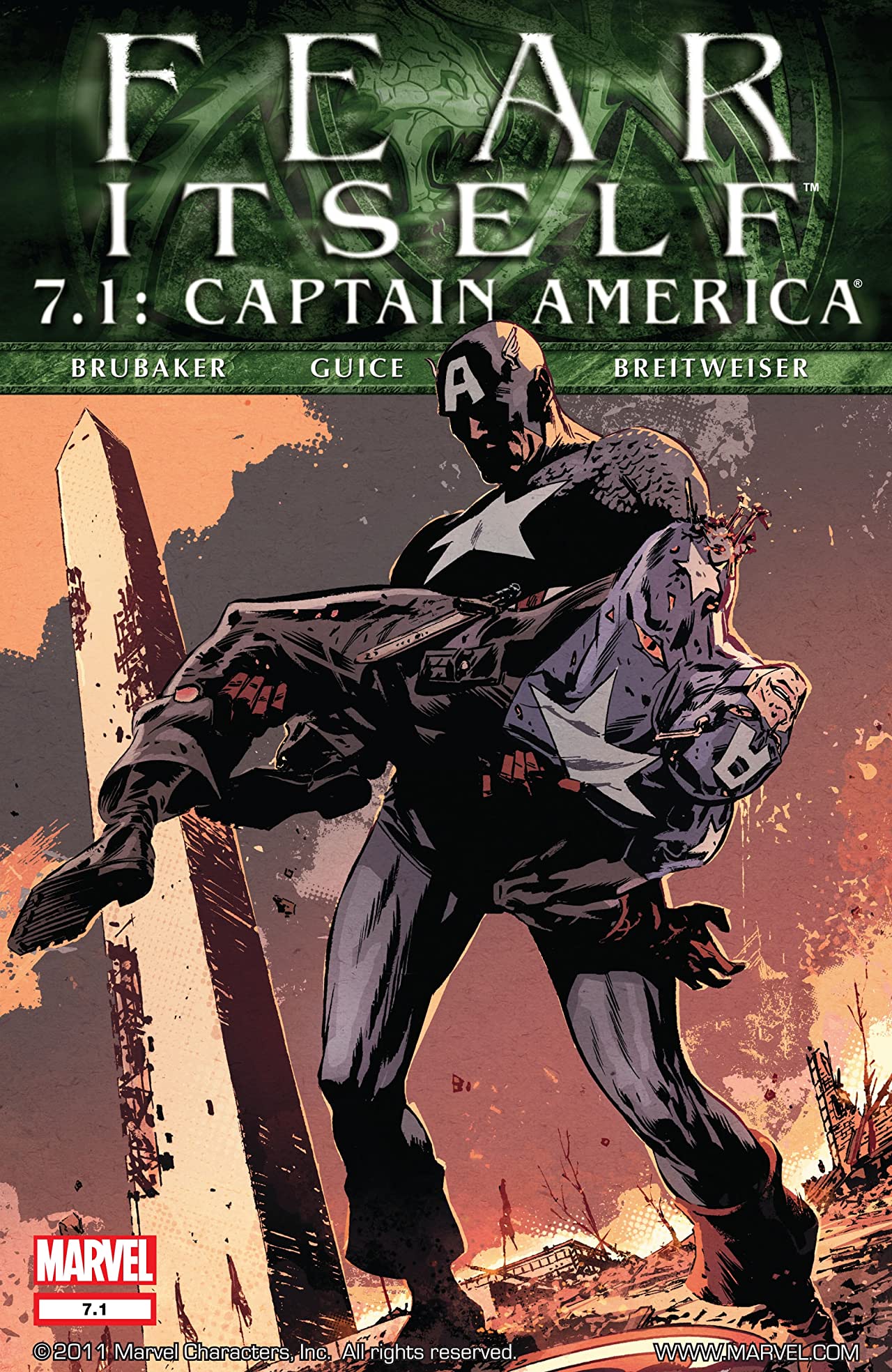 Fear Itself: Captain America #7.1 cover