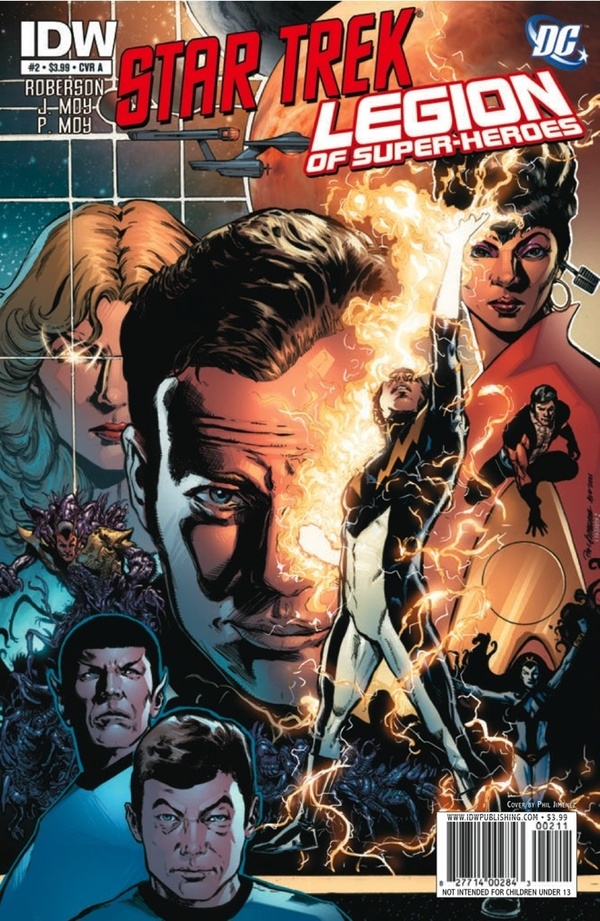 Star Trek / Legion of Super-Heroes #2 cover
