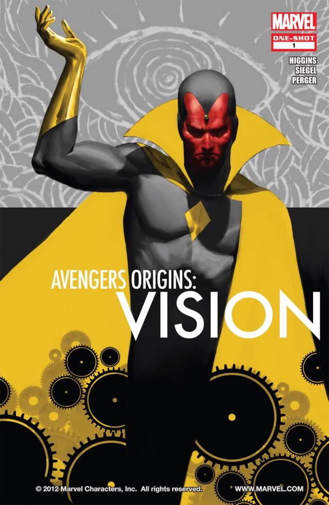 Avengers Origins: Vision #1 cover