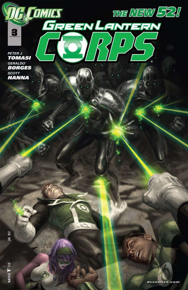 Green Lantern Corps #3 cover