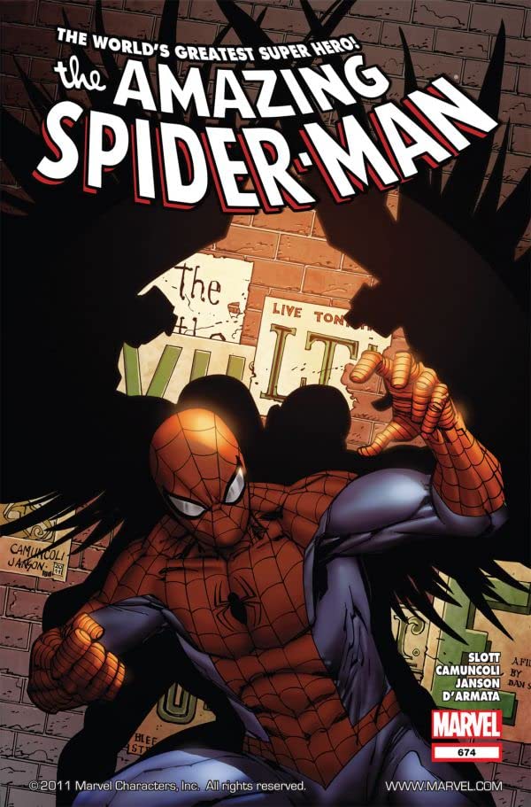 The Amazing Spider-Man #674 cover