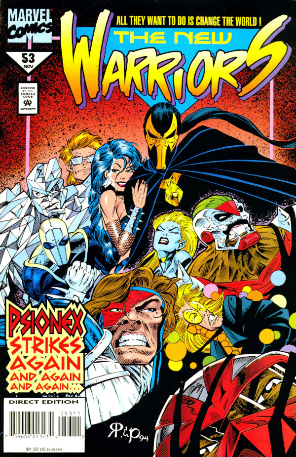 The New Warriors #53 cover